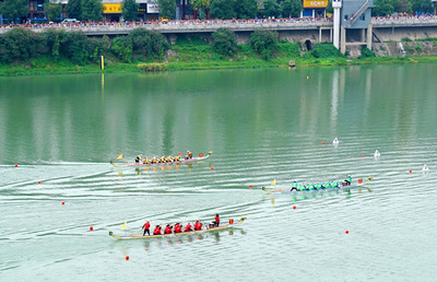 第十三屆省運會(成年組)龍舟賽邵陽開賽 11支隊伍角逐6枚金牌